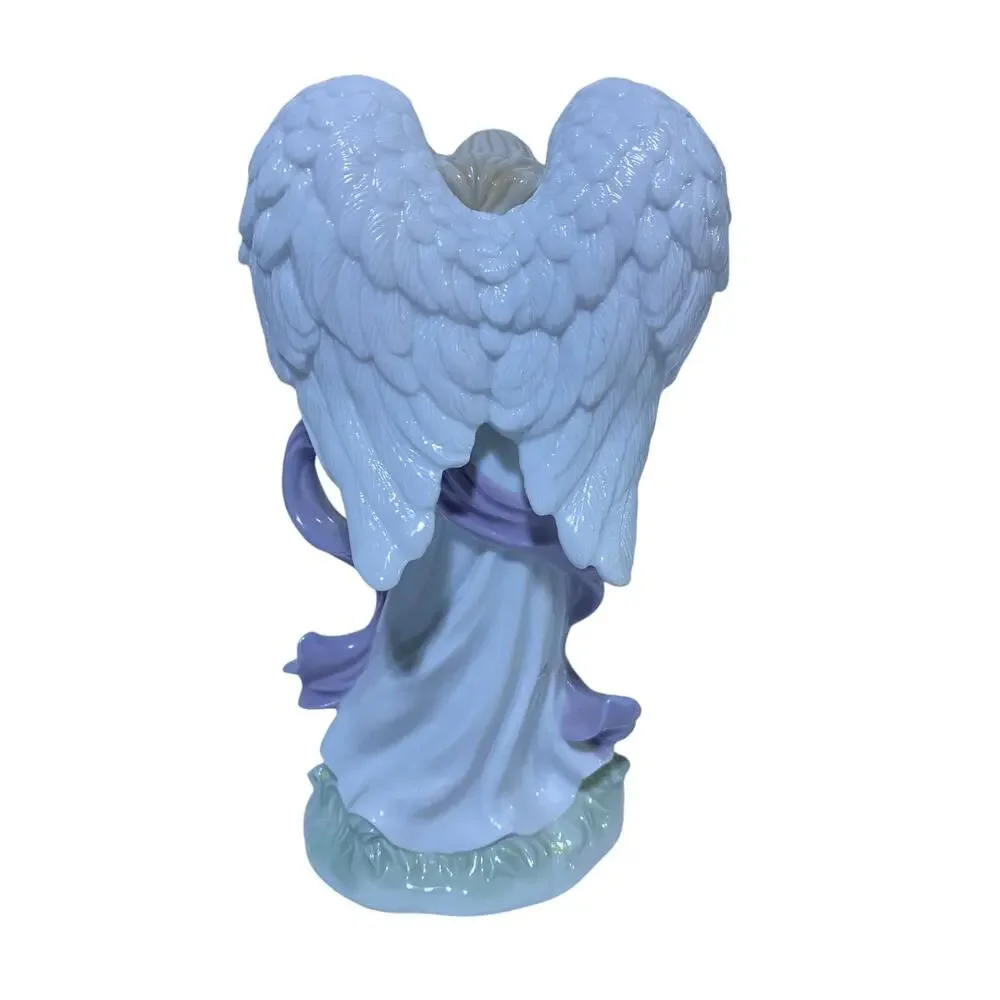 Guardian Angel With Girl Figurine Valencia Collection In Style of Lladro
